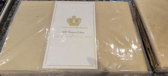 Never Used Court Of Versailles Sheets and Pillow Cases