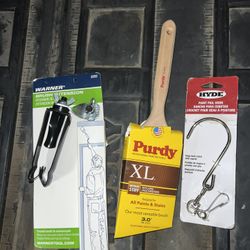PAINT Supplies - Brush - Extension - Bucket Hook