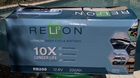 Relion RB200 12.8v 200ah 6sc Lifepo4