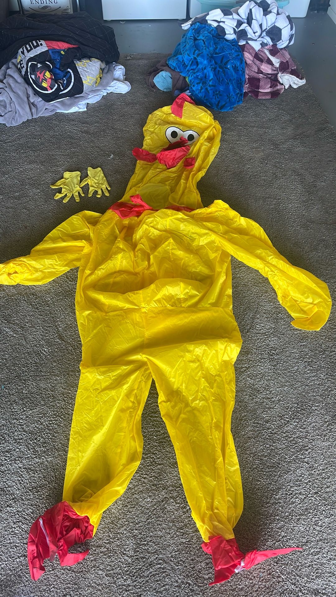 Adult Blowup Chicken Costume