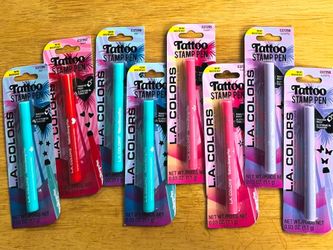 L.A. Colors Tattoo Stamp Pens (Lot of 8)