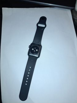 Series 3 Apple Watch Space Gray with Black Sport Band