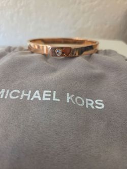 MK rose gold bracelet