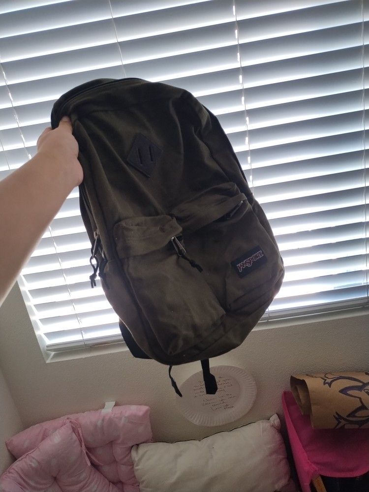 Brand New, Never Used Dark Green Jansport Backpack