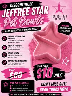 Jeffery Star dog bowls