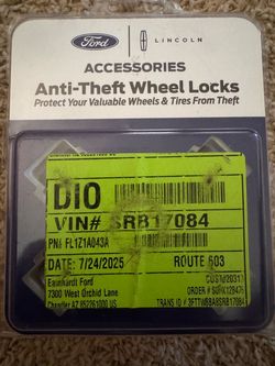 Ford wheels locks