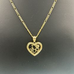 I Love You 💕 Gold Pendant 