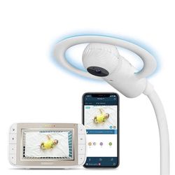 Motorola Halo+ Baby Monitor - Infant Wi-Fi Camera and Crib Mount