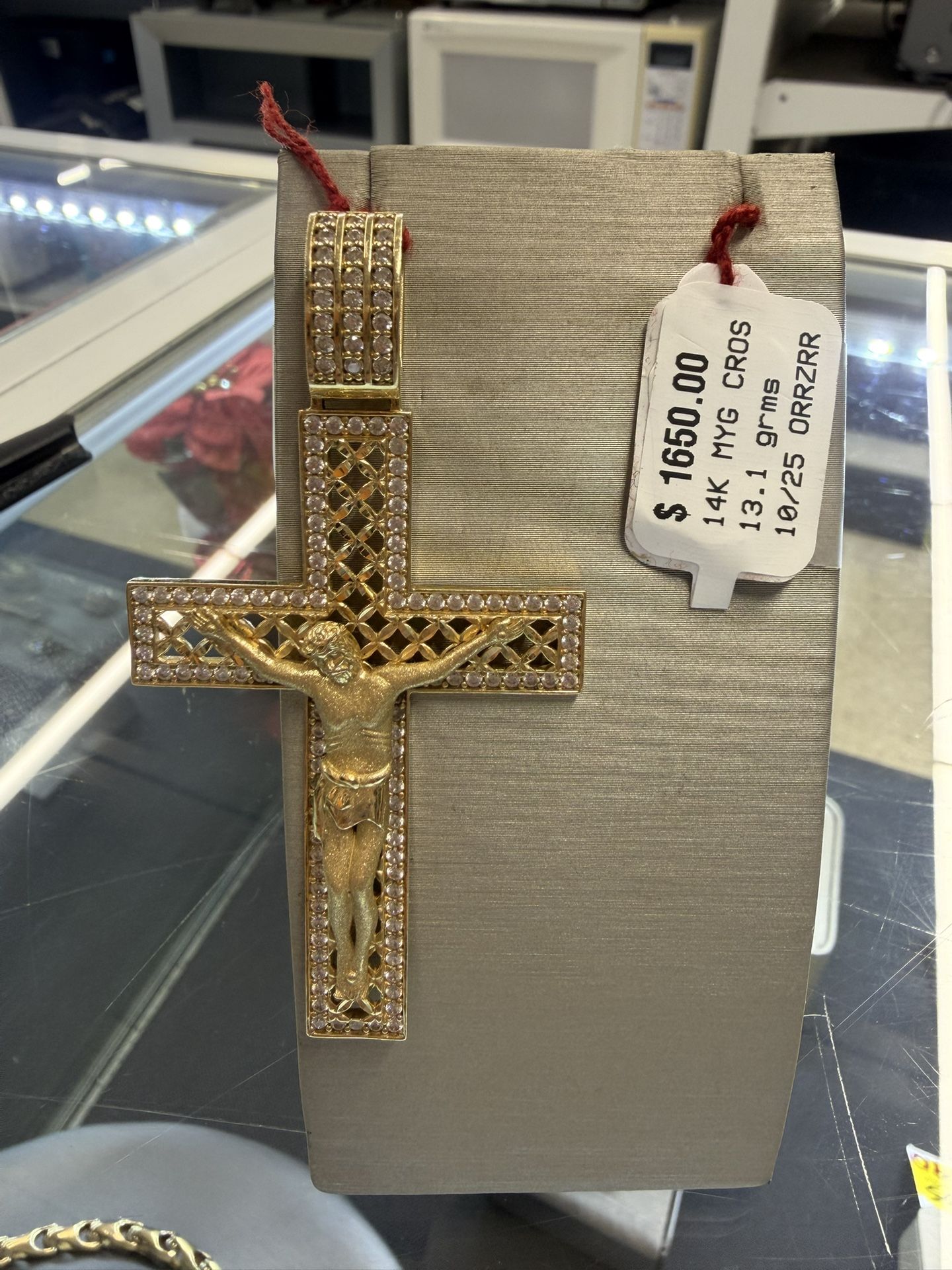14k Cross Pendant