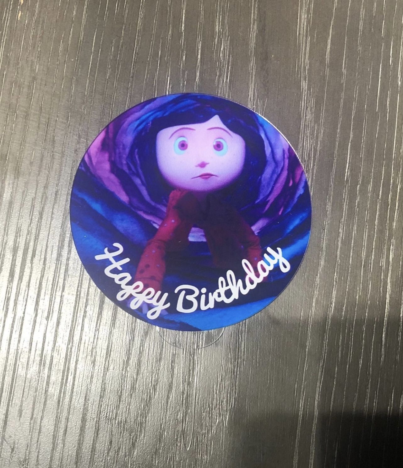 Coraline Jones Birthday Cake Topper 