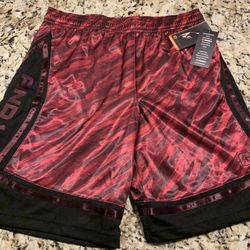 New Men’s AND1 Basketball Shorts, Size Large In Dark Red W/ Embroidered Logo As& Has Pockets, Large Leg Opening & Flexible Material 