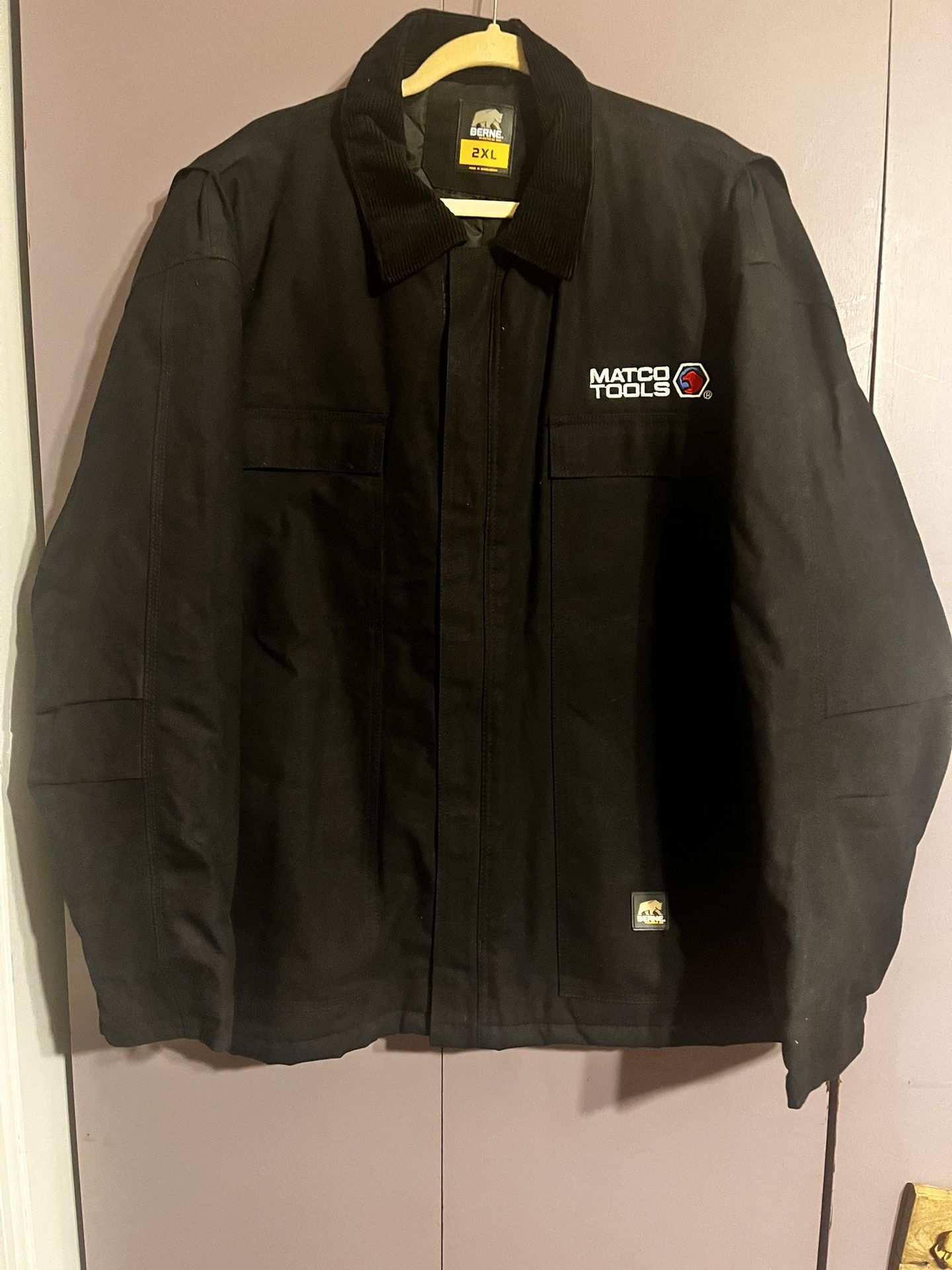 Mens Berne Workwear Canvas Coat/Jacket
