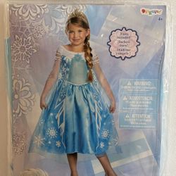 Disney Frozen Elsa Disguise Costume New