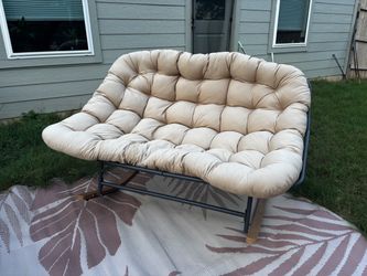 Khaki color Rocking chair