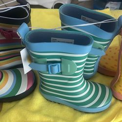 New Kids Rain Boots Size 5 To 6 Or7 To 8