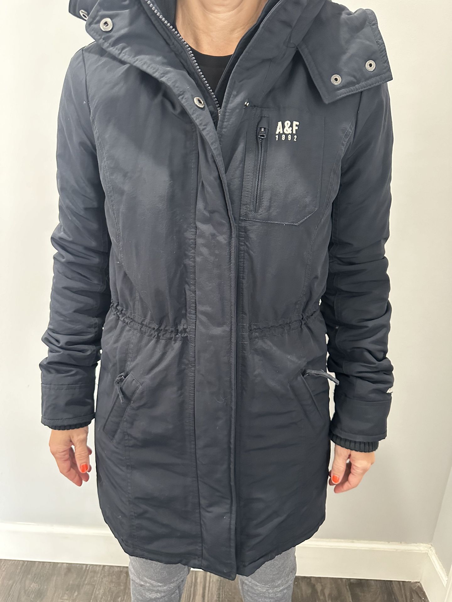 Abercrombie And Fitch City Medium Length Parka - Small