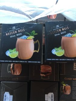 Copper mugs
