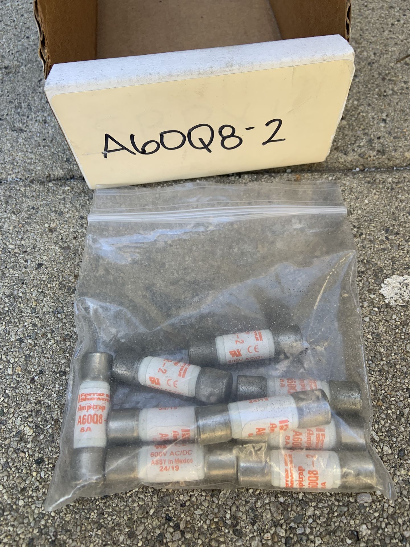 New Ferraz Shawmut (Mersen) Amp-trap A60Q8-2 fuses