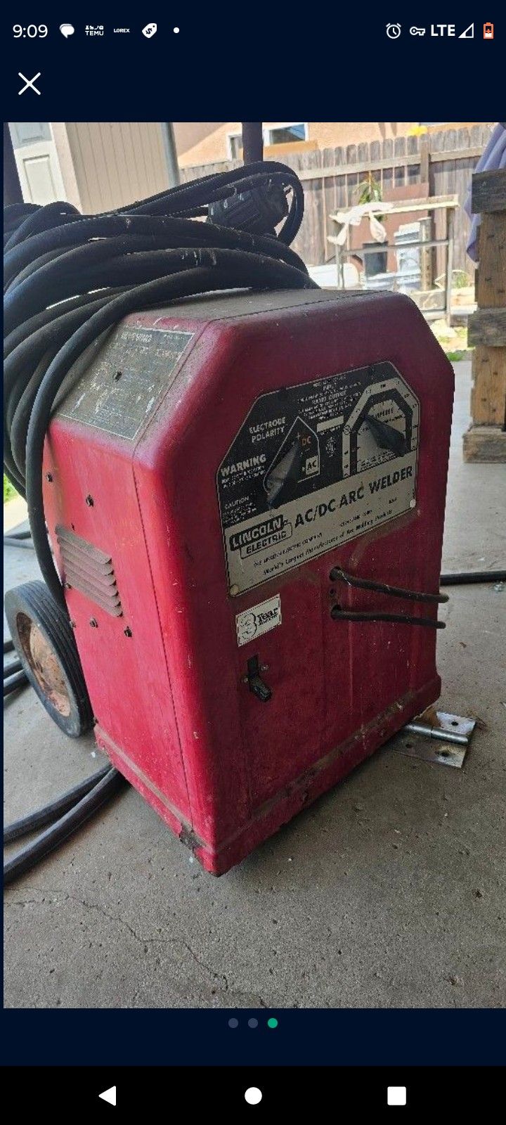Lincoln AC/DC 220 V Stick Welder