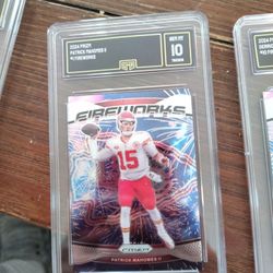 Patrick Mahomes Gem Mt 10 Firworks