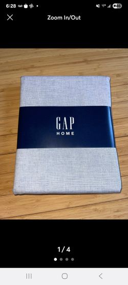 Gap Organic Cotton Windows Curtains Pair 