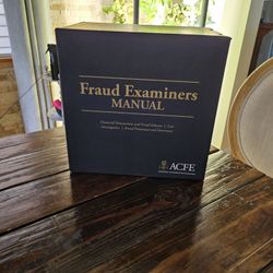 Fraud Examination Manuals