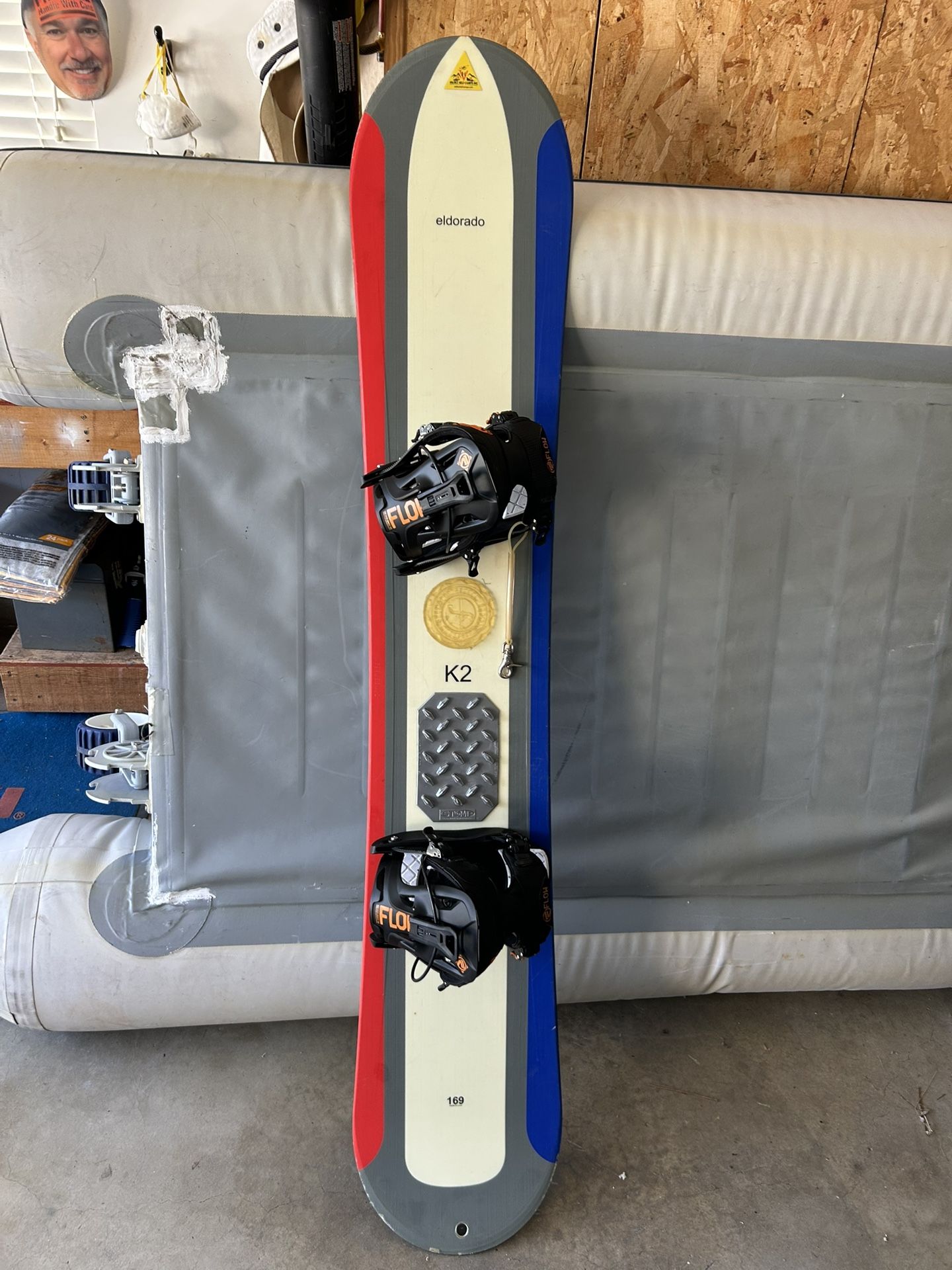 K2 169 big mountain El Eldorado  Vintage Snowboard