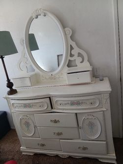 White dresser