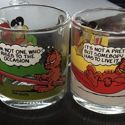 Vintage McDonald’s Garfield Mug Set 