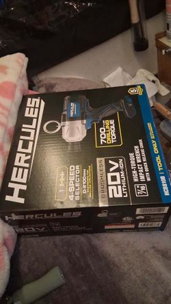 Hercules 20V Brushless High-Torque Impact Wrench