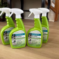 Stonetech Revitalizer Cleaner And Protector. Bundle Of 4. For Natural Stone And Grout. 