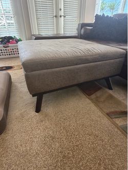 FREE Large Storage Ottoman – Must Go Today