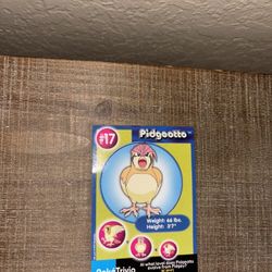 Pidgeotto 1999 Pokemon Burger King #17 PokeTrivia