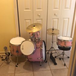 Kids Drum Set 7 Piece Incl 