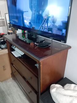 TV stand with drawers and more