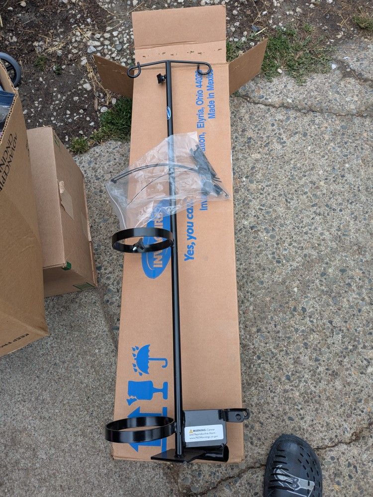 Wheelchair O2/ Dual IV Holder