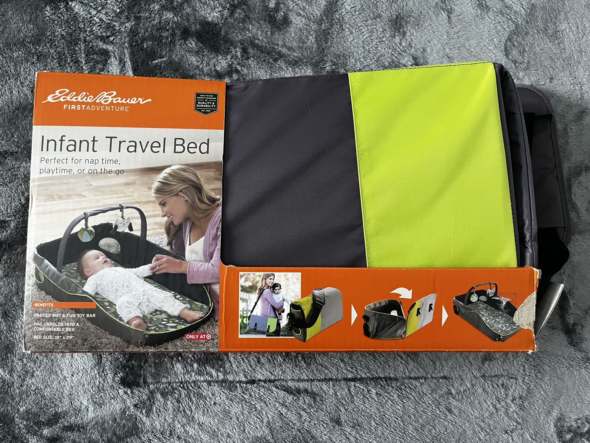 Eddie Bauer Infant Travel Bed/Diaper Station