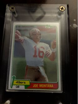 Joe Montana 1981 Topps NFL Rookie Card