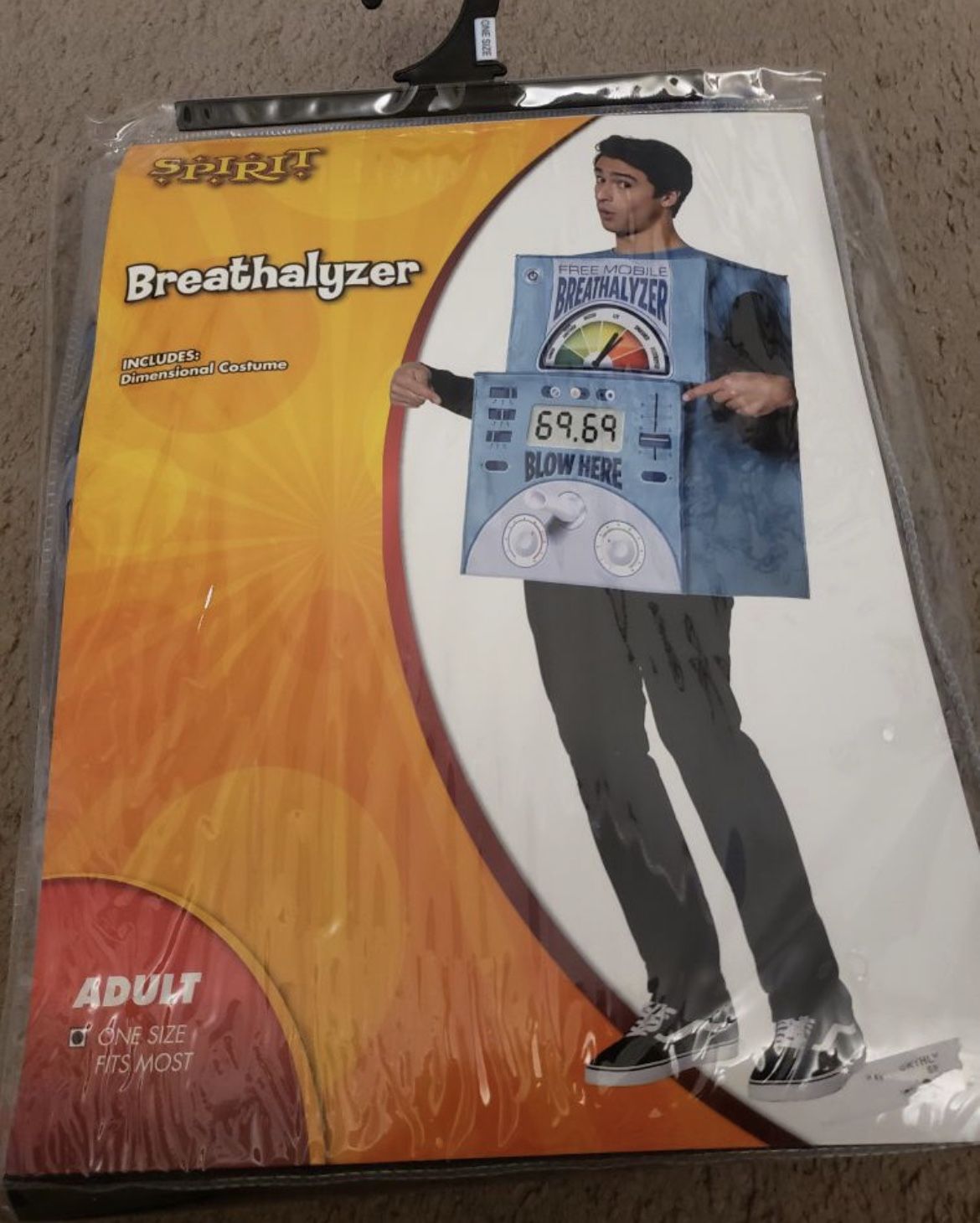 Breathalyzer adult costume