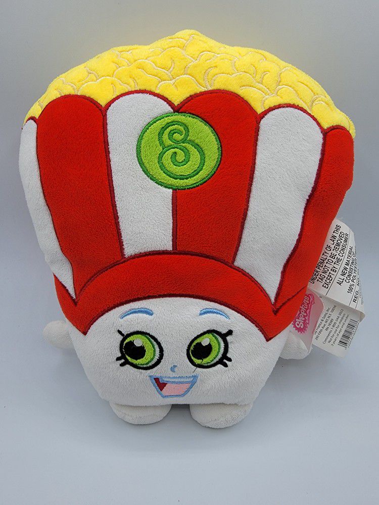 Shopkins Popcorn Stuffed Animal 8"