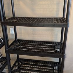 $35 Each - 8 Resin All Purpose Storage Shelves - Good Condition 