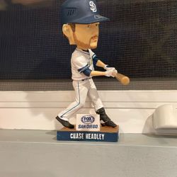 Signed Chase Headley San Diego Padres Bobble Head