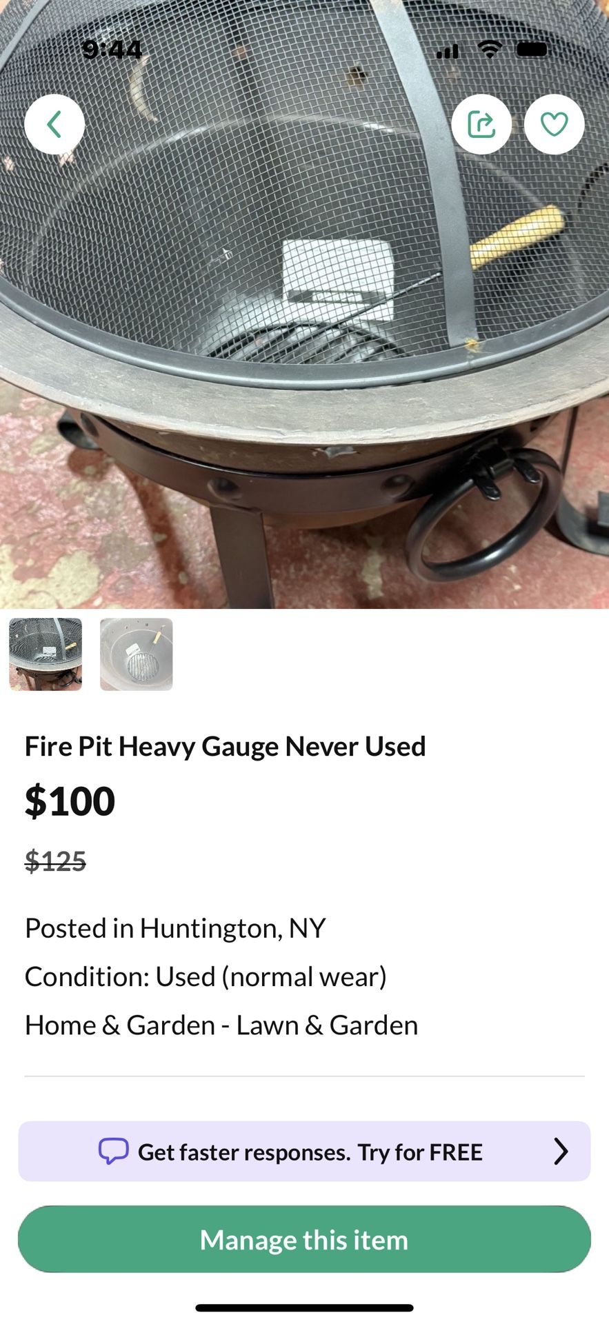 Fire pit new