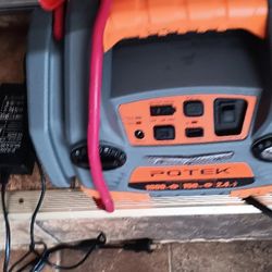 Potek Air Compressor/ Jump Start Box