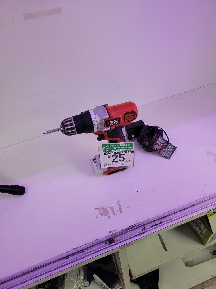 Black And Decker 12v Drill