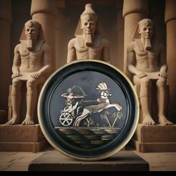 Pharaoh’s Triumph: The Legacy Chariot Wall Plate