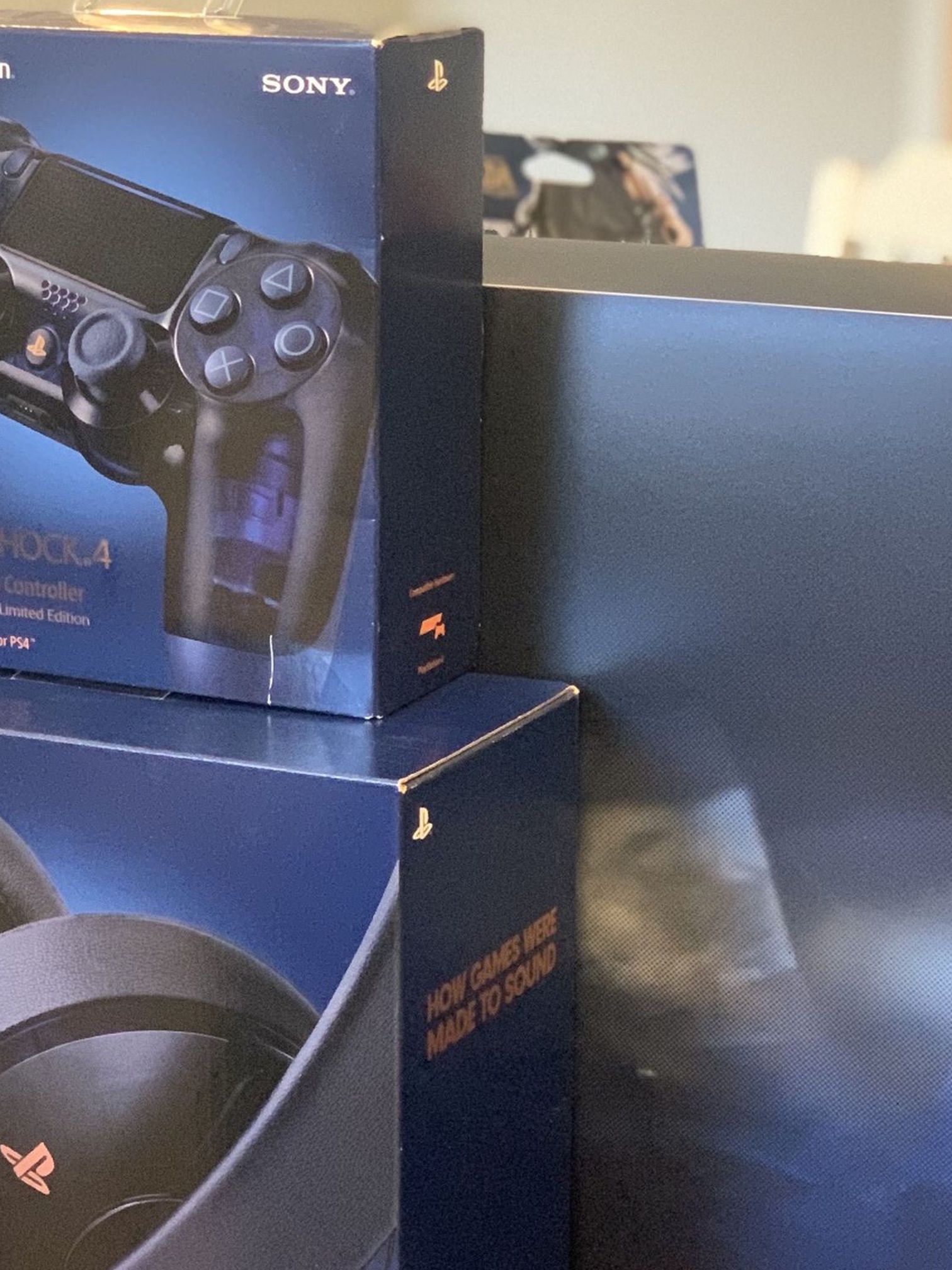 CIB 500 Million PS4 Pro With Brand New Controller And Headphones