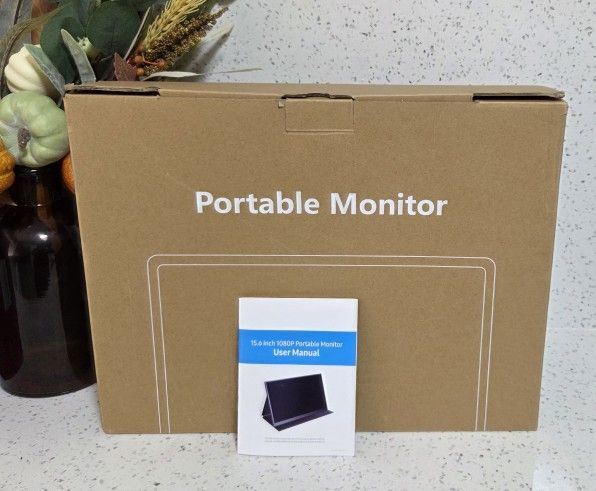 Lepow Portable Monitor 15.6 Inch, FHD 1080P USB-C HDMI Gaming Ultra-Slim IPS Display Eye Care Screen, External Monitor for Laptop PC PS4