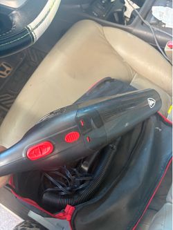 Firestone Portable 12V Car Vacuum with Carrying Case & Attachments