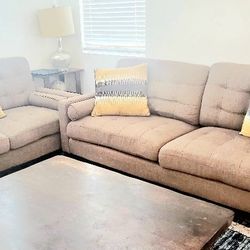 Brown Couch With Coffee Table Wood 